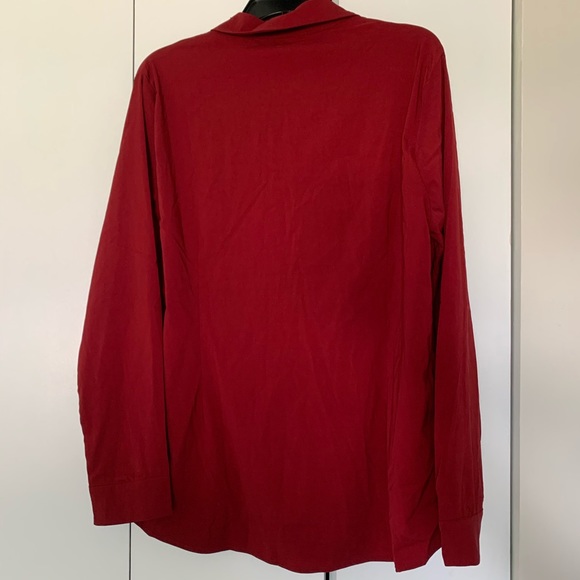 Red Button Up - Picture 5 of 5